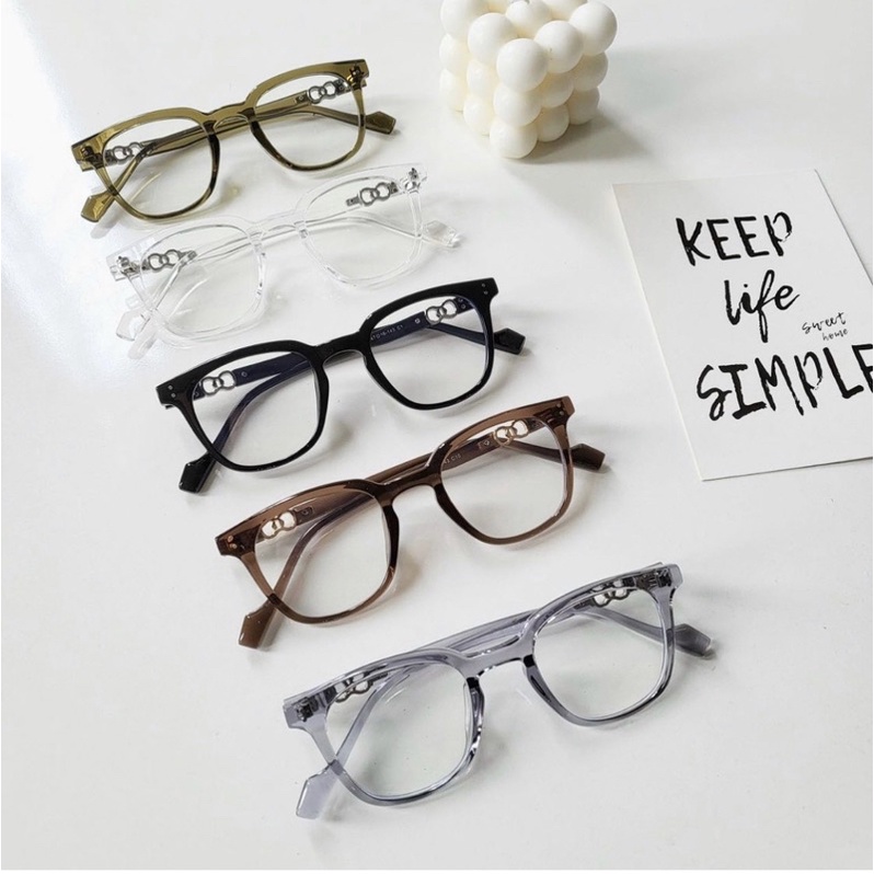 Kính giả cận, Gọng kính cận Jenni phien ban GM Jentle Garden 9018 UV400, chống ánh sáng xanh Jolie eyewear