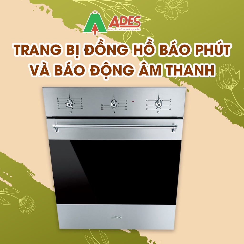 [Mã 154ELSALE2 giảm 7% đơn 300K] Lò Nướng Smeg SF6381X - Bảo Hành Chính Hãng