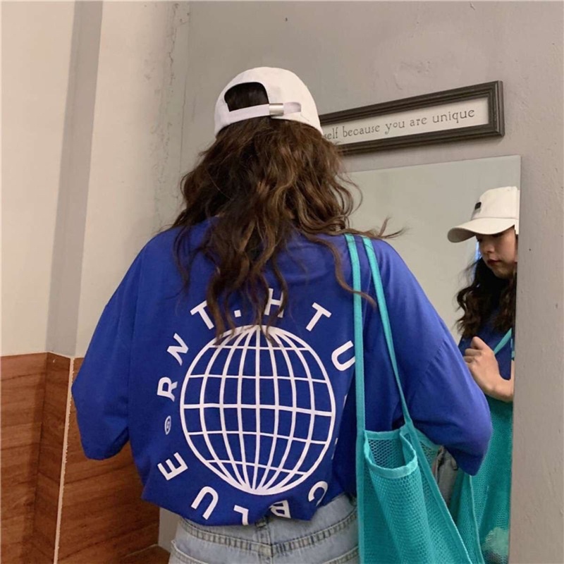 [ PINK ] Áo thun phông tay lỡ form rộng INFERRATIONAL Unisex