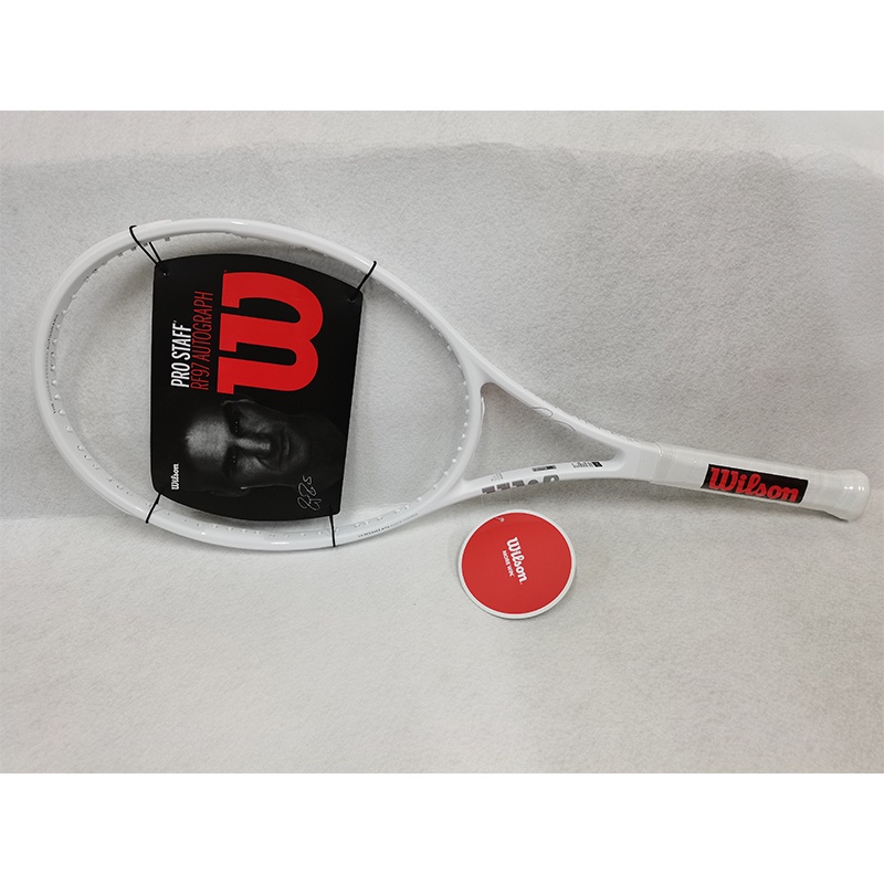 Vợt Tennis Wilson Pro Staff RF97 Fedler Màu Trắng Sợi Carbon Kèm Dây Chuyên Nghiệp