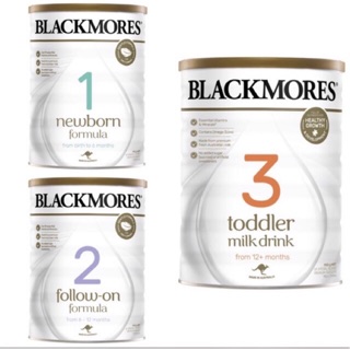 Sữa Blackmores 900g đủ số 1,2,3