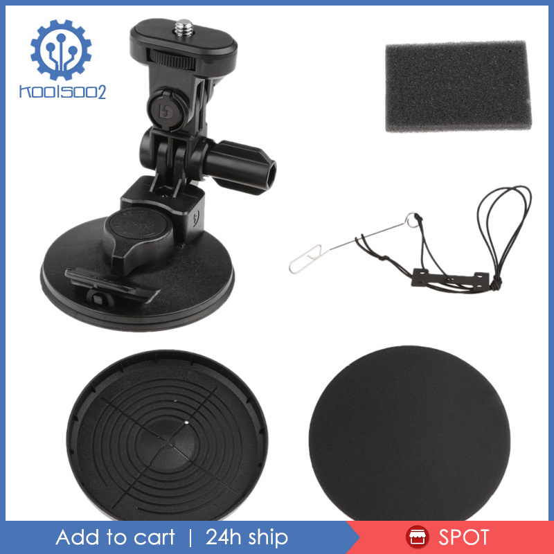 [KOOLSOO2]Car Suction Cup Adapter Window Glass Base Mount for Sony Action Cam Camera