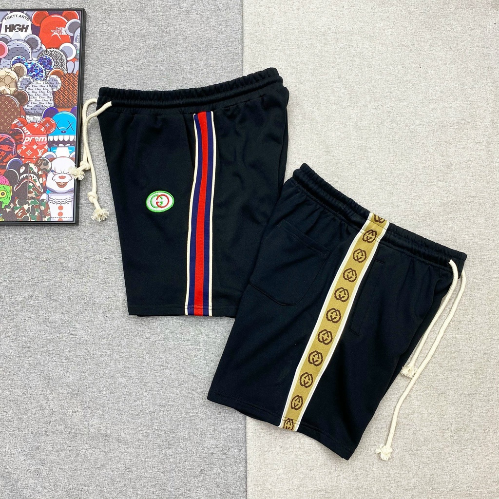 Quần short đùi gió Gucci logo viền LA 1-1 on web