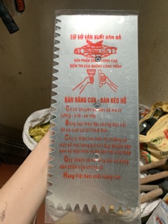 Bàn Bả Răng Cưa , Bàn Xoa Sắt