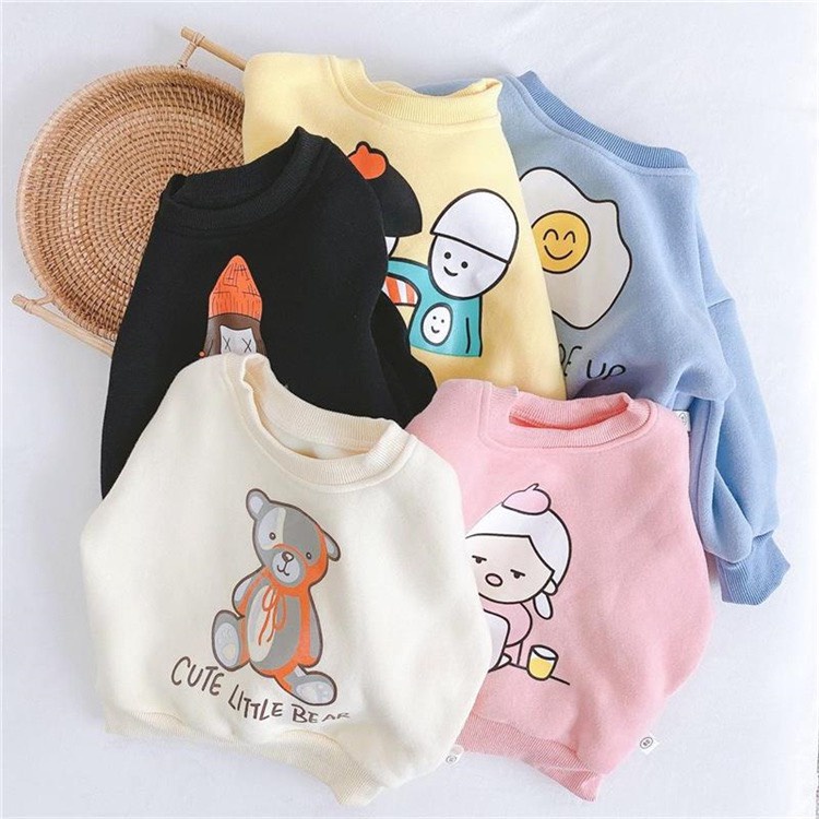 ✻▩Áo Kute dài tay bé gái bé trai (Sz 8 - 30kg) Áo da cá quảng châu trẻ em nam nữ dễ thương cho bé 2 - 8 tuổi