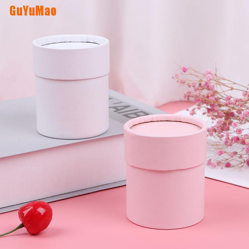 Hộp Đựng Hoa Giấy Hình Tròn Có Nắp Dùng Gói Quà Tặng