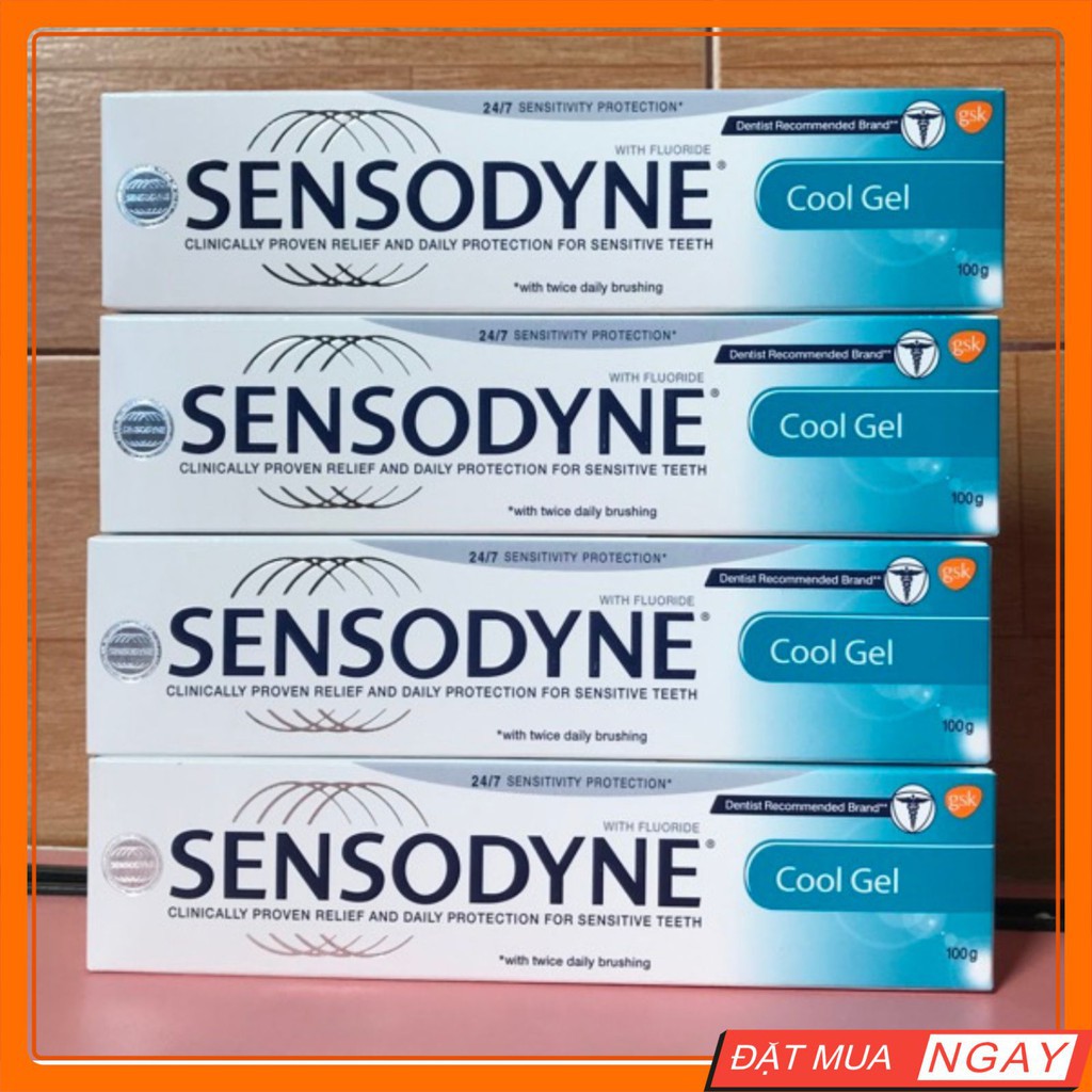 Kem đánh răng Sensodyne Cool Gel mát lạnh giảm ê buốt 24/7 100g