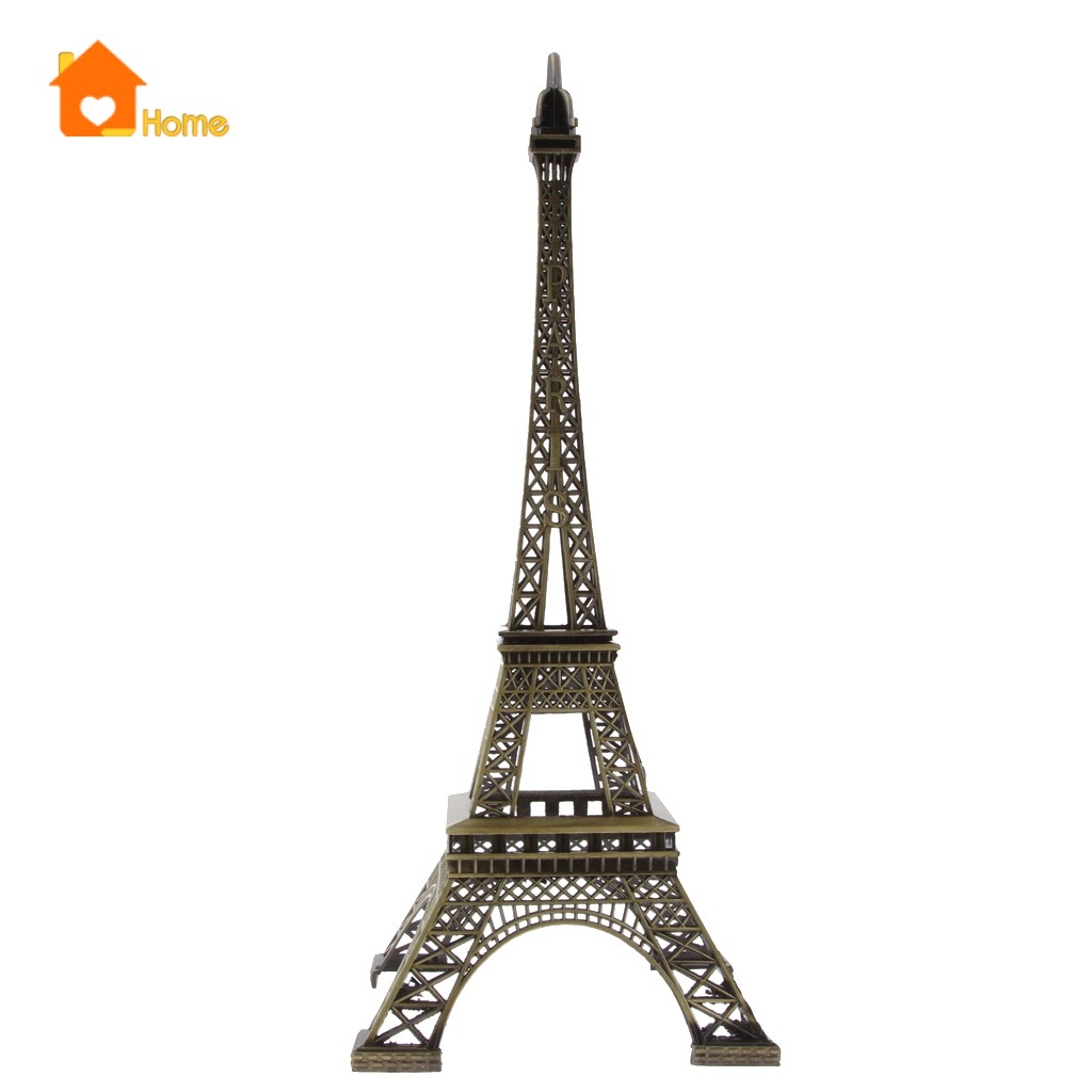 Mô Hình Tháp Eiffel Bằng Kim Loại Trang Trí 32cm - 48cm