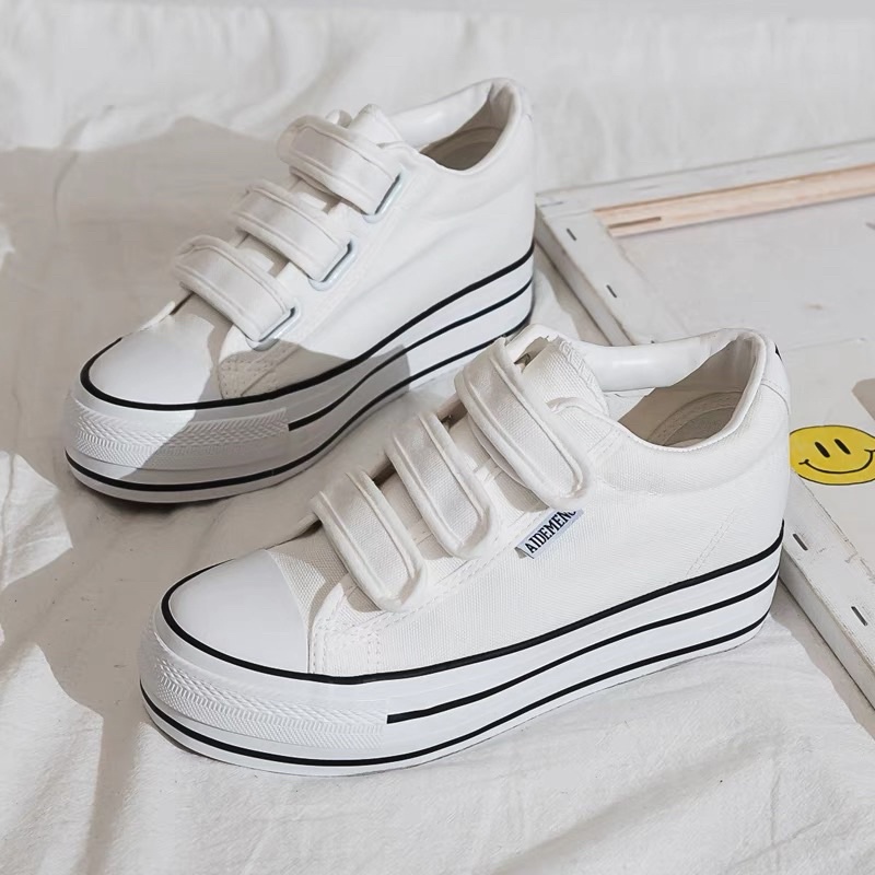[ Order 34-40 ] Giầy quai dán độn đế cao 6cm