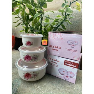 BỘ 3 THỐ SỨ ,,