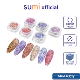 Sét nhũ dạ nail , nhũ cát 6 hũ.
