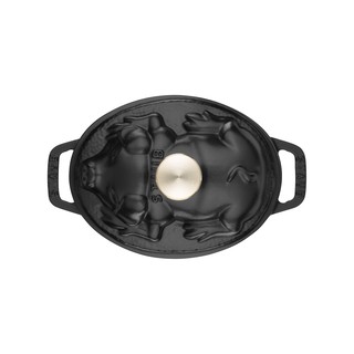 Nồi gang Staub hình con heo 17cm