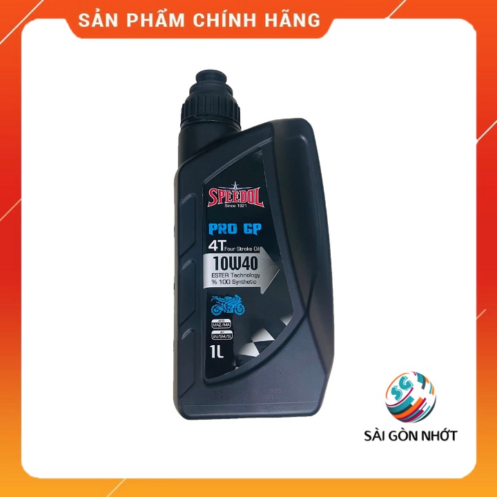 Dầu nhớt Tổng Hợp Xe Côn Tay Speedol Pro GP 4T 10w40 1L cao cấp