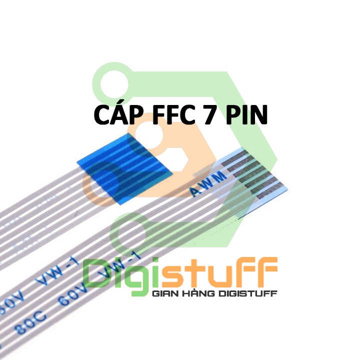 Cáp FFC 7 pin AWM 20624 60C VW-1