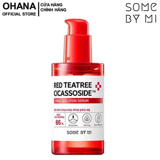 Tinh chất giảm mụn, làm dịu, phục hồi cho da nhạy cảm chiết xuất tràm trà đỏ some by mi red teatree serum 50ml