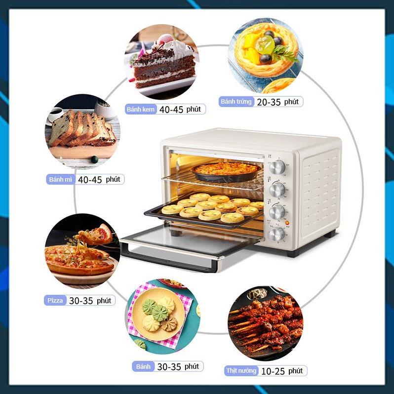 Lò nướng bánh UKOEO 32L D1, Lò nướng điện 52L,70/102/120L HBD5002 (bản nội địa), Lò nướng bánh, nướng thịt BH 12 tháng