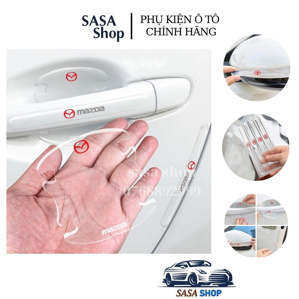 Bộ miếng dán hõm cửa tay nắm ô tô , miếng dán silicon chống trầy xước hõm cửa oto, xe hơi đủ các hãng xe