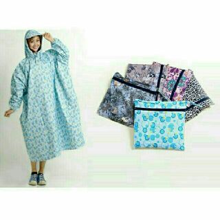 ÁO MƯA BÍT  KÍN VẢI DÙ  CHỐNG THẤM HOẠ  TIẾT NGƯỜI LỚN ĐẶT BIỆT CÓ TAY CHUN