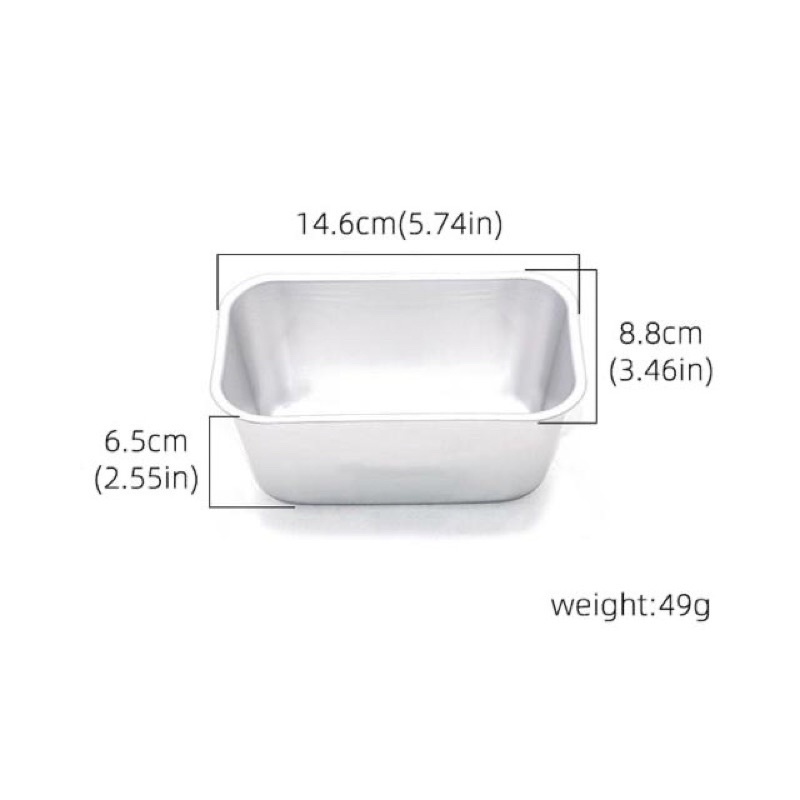 Khuôn Loaf nhôm đúc chữ nhật A03