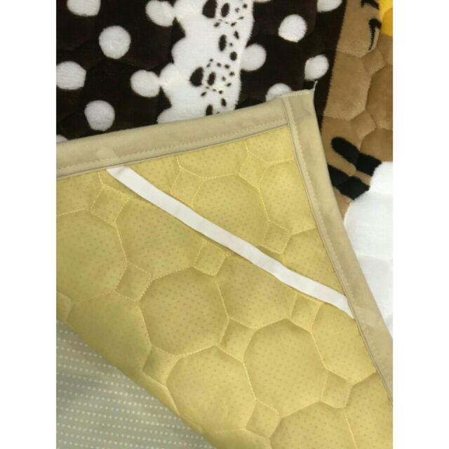 Ga nỉ nhung trải giường hình cừu hình hoa đỏ kt 1m8x2m