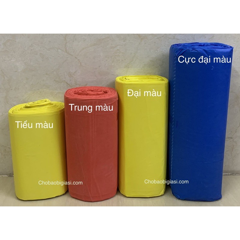 {1 kg/ size} Túi rác cuộn đen hoặc cuộn màu (Đủ size, Tự chọn), hàng đẹp