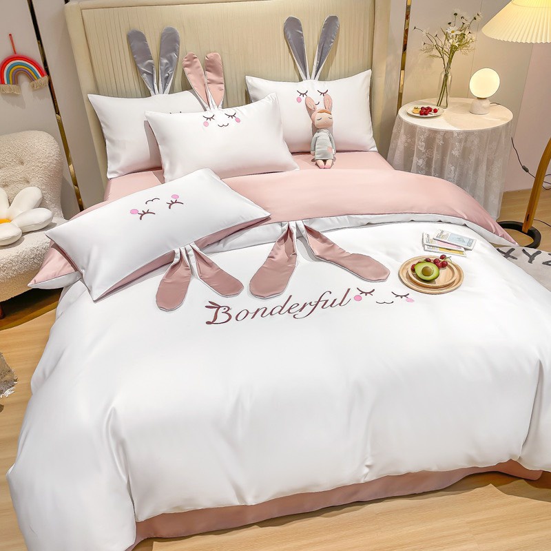 Sét Lụa Tai Thỏ Nhập Khẩu Siêu Đáng Yêu Đã Về Hàng