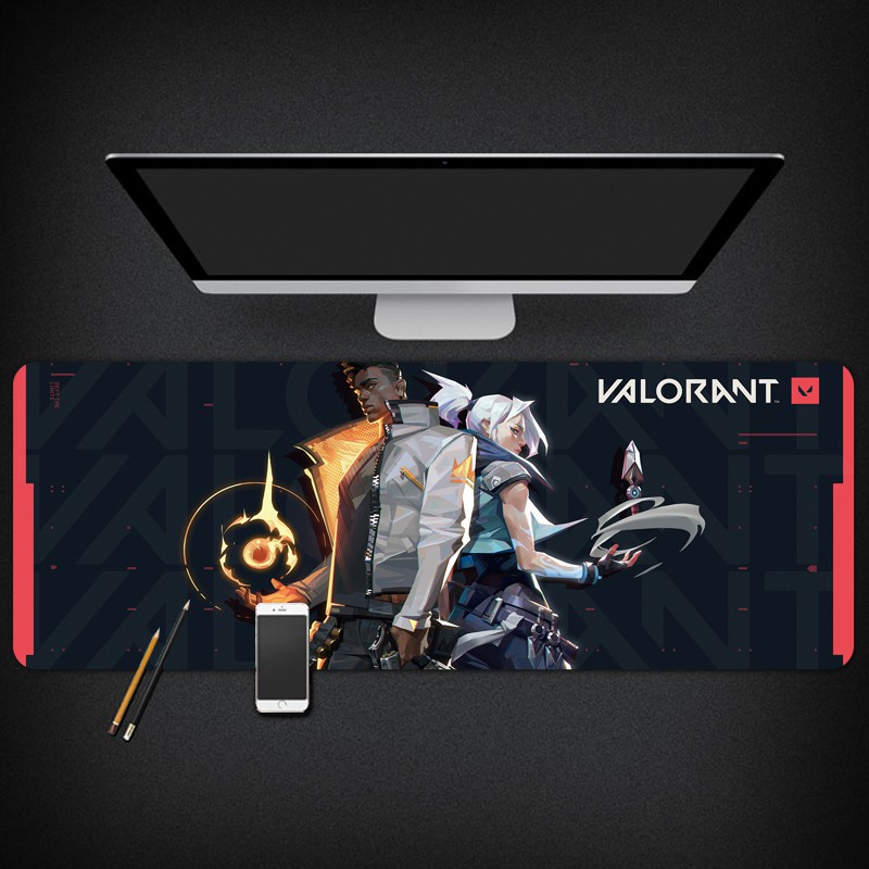 ♥❤❥Valorant fearless contract peripheral mouse pad fist riot game FPS e-sports table mat oversized mouse pad