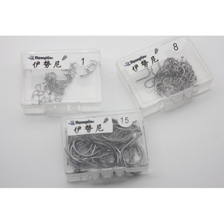 Hộp 50 Lưỡi Câu Cá Bằng Thép Carbon Kích Thước 1 # -15 #