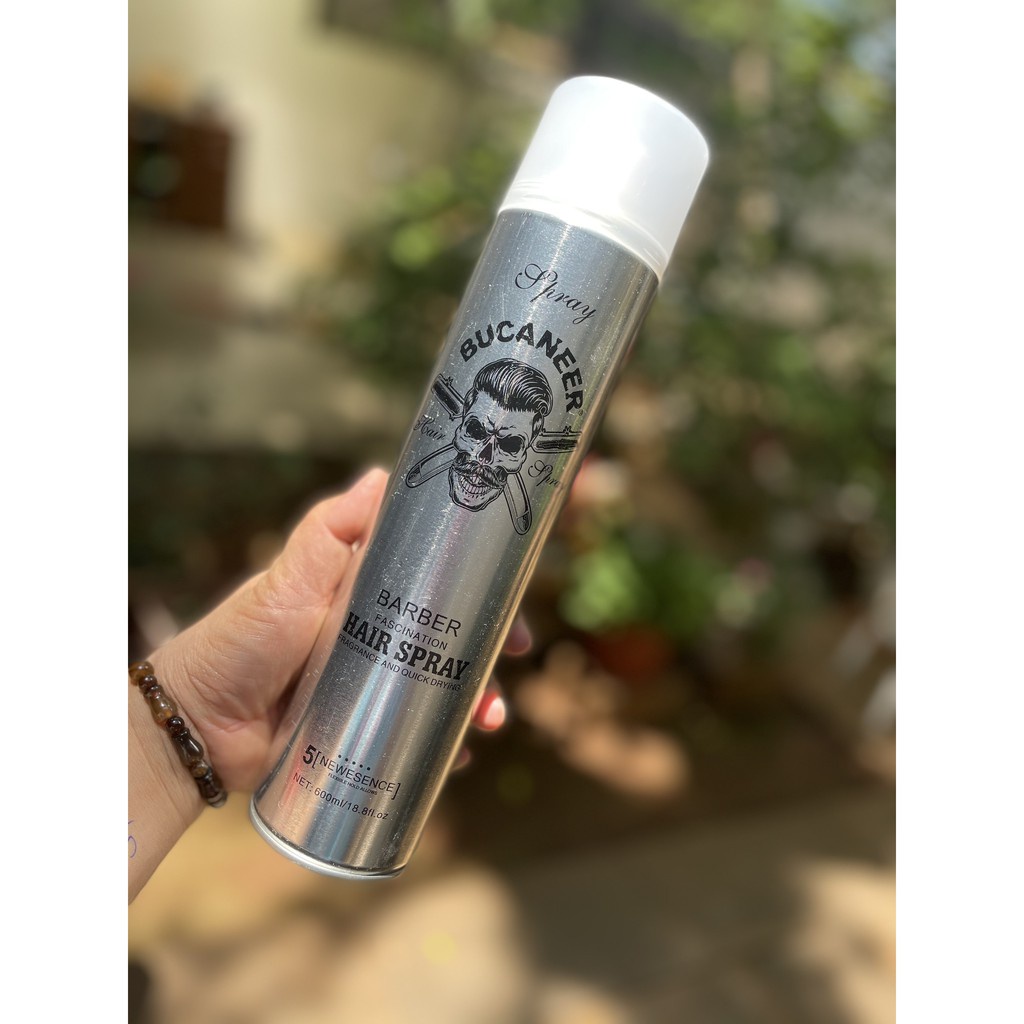 Gôm, Keo Xịt Tóc BUCANEER 320ml Tạo Kiểu, Giữ Nếp Cho Tóc. HÀNG CHÍNH HÃNG