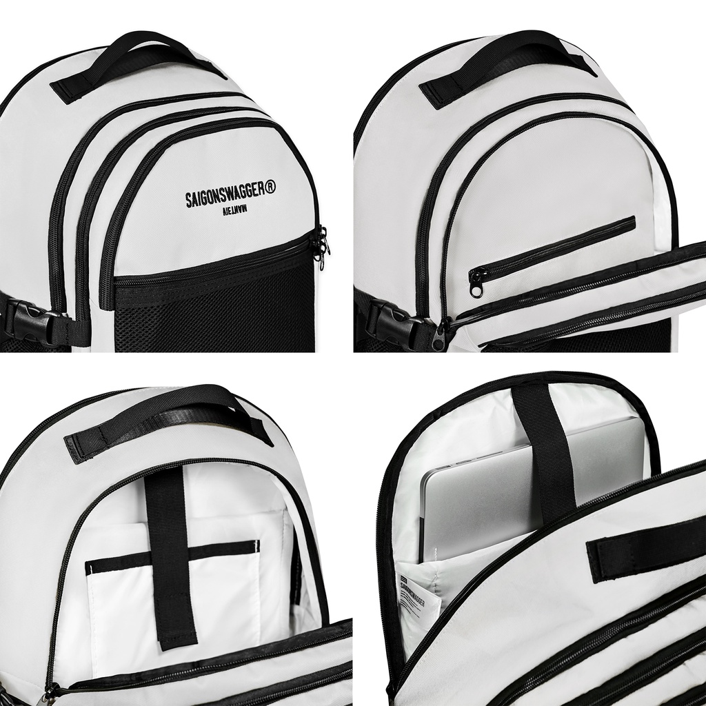 Balo Logo Thêu SAIGONSWAGGER® SGS AVAIL BACKPACK-Ngăn Chống Sốc Laptop 15inch