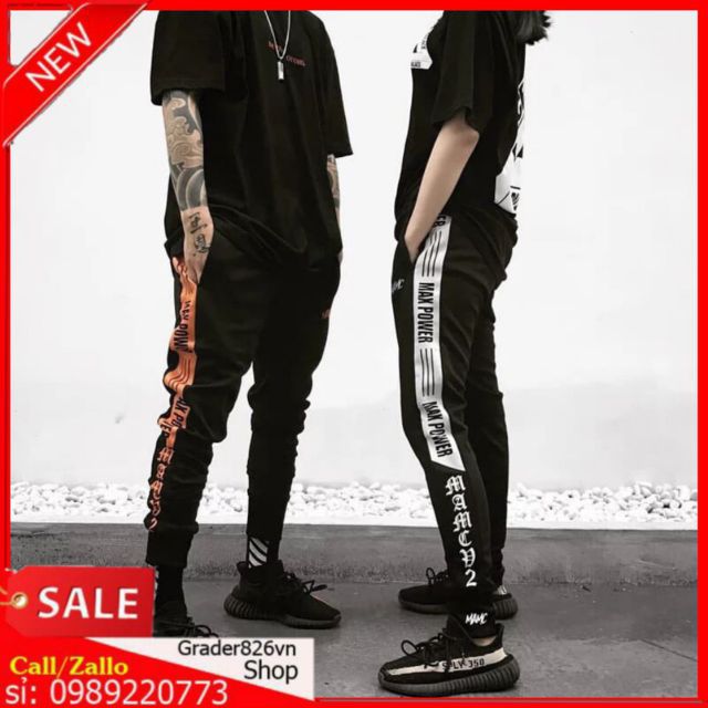 [Freeship 2SP] Quần Jogger Phối Bo (Max POWER)