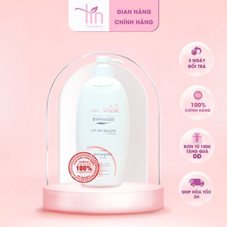Sữa tắm nước hoa Byphasse trắng da hương hoa hồng 1000ml dưỡng da mịn màng
