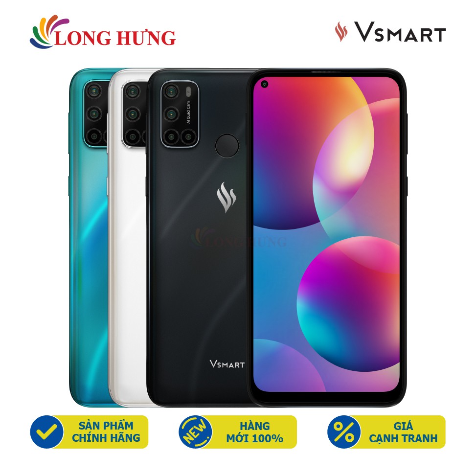 [Mã 2611DIENTU500K hoàn 7% xu đơn 300K] Điện thoại Vsmart Joy 4 (4GB/64GB) - Hàng chính hãng | BigBuy360 - bigbuy360.vn