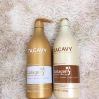 [ Xả Kho ] [ CHÍNH HÃNG ] CẶP DẦU GỘI DẦU XẢ TACAVY 1000 ML SIÊU THƠM