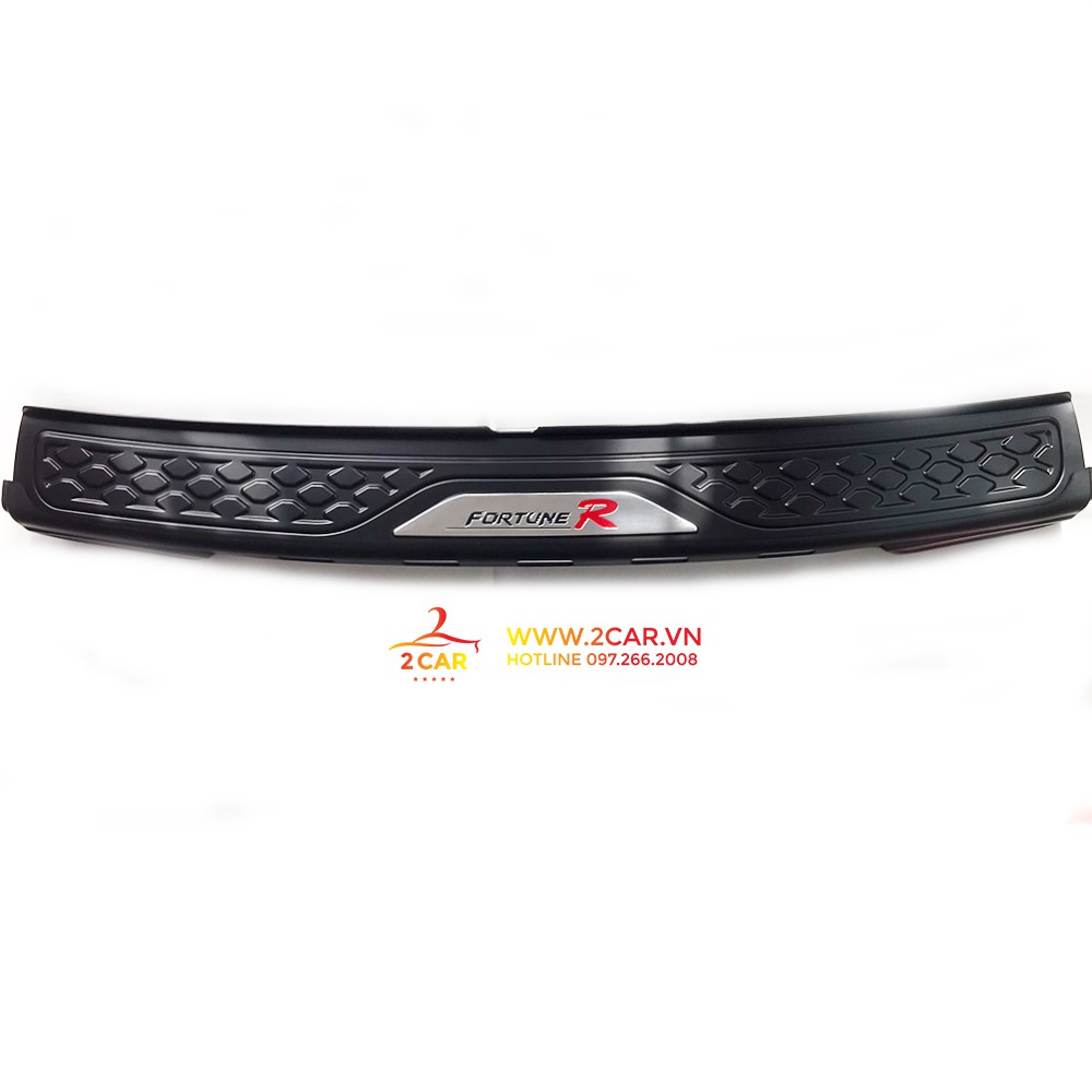 Ốp Chống Trầy Cốp Ngoài Xe Toyota Fortuner 2009-2016, nhựa đen 3D