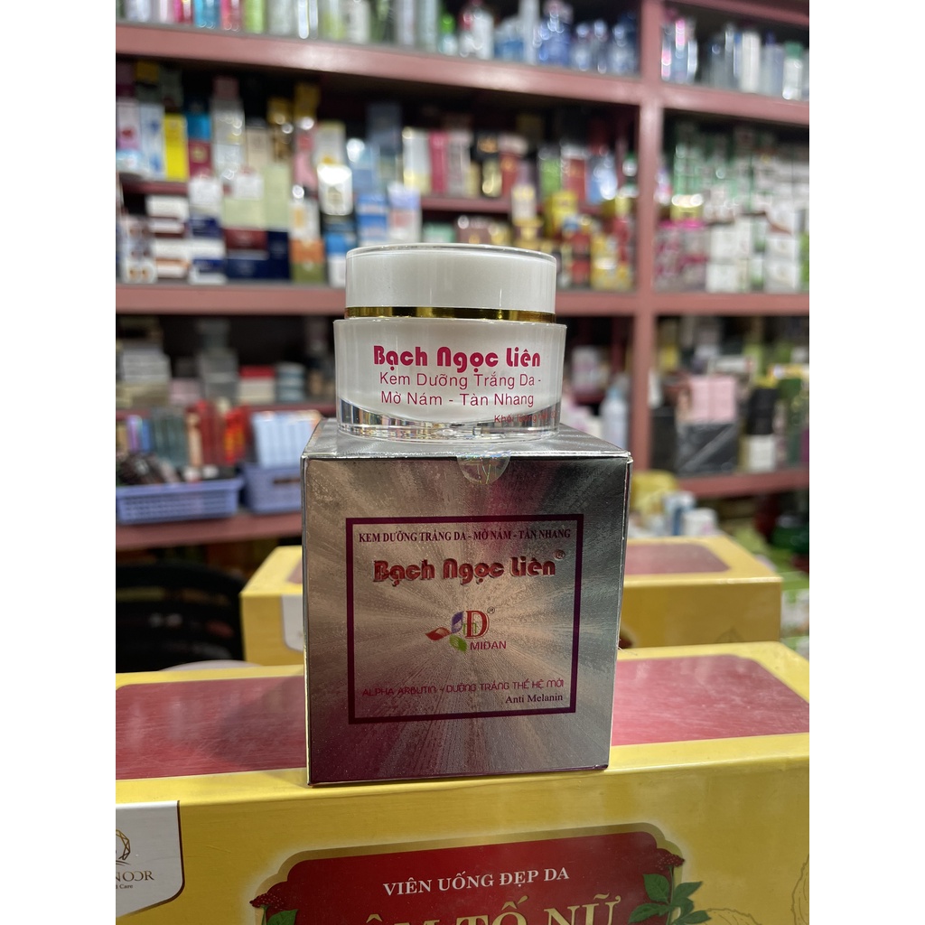 Kem Bạch Ngọc Liên - Dưỡng Trắng Da, Mờ Nám, Tàn Nhang 20gr