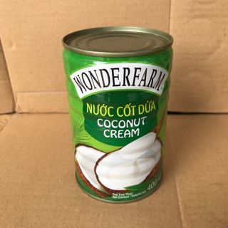 Lon Nước Cốt Dừa WonderFarm 400ml