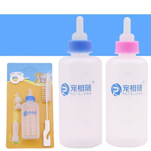 Bình sữa cho chó mèo 60ml kèm cọ rửa