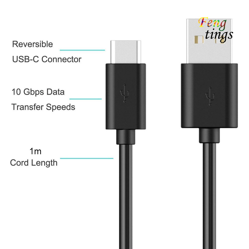 Dây cáp sạc truyền dữ liệu loại C nhanh chóng cho Samsung Galaxy S8 Plus