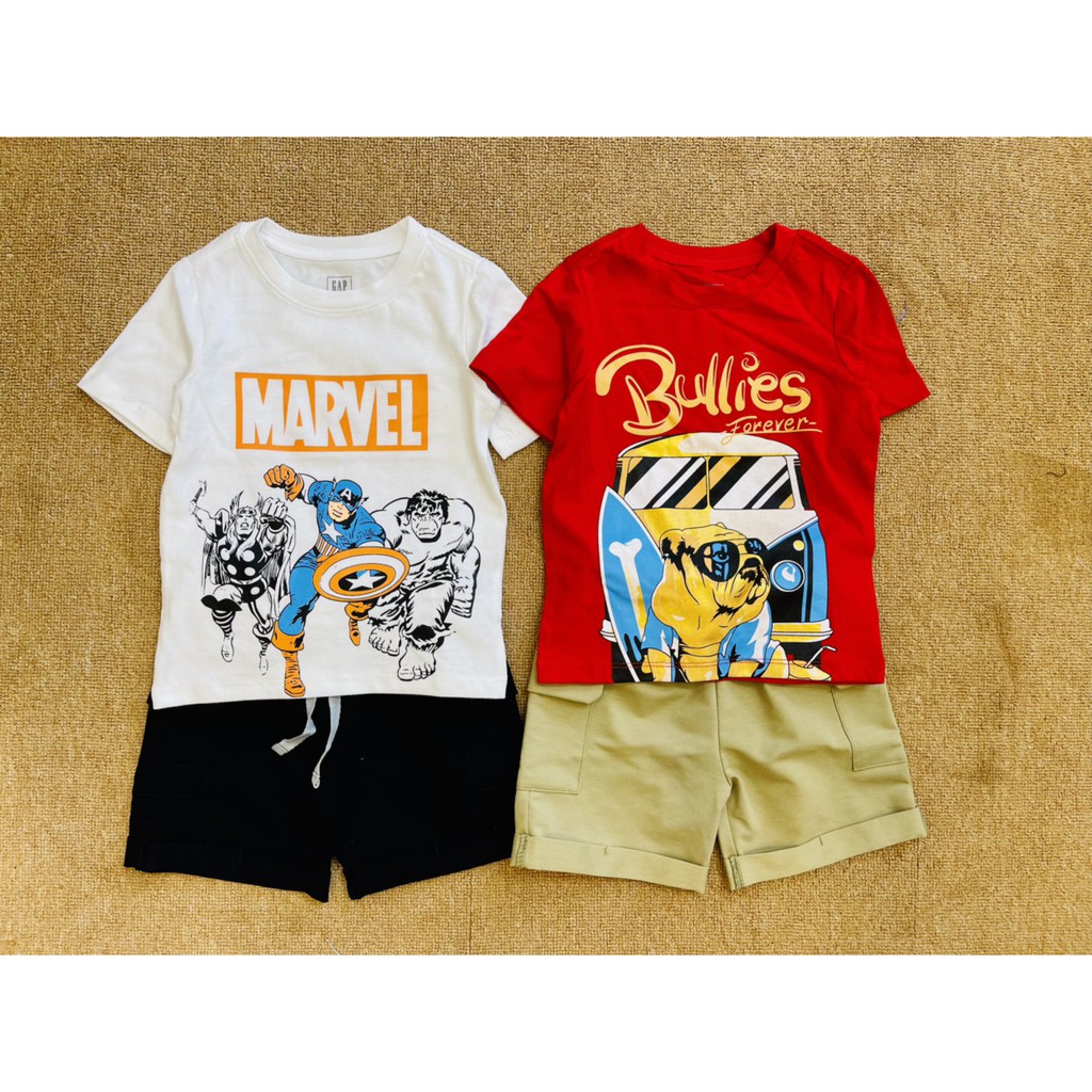 Bộ Gap kaki Marvel