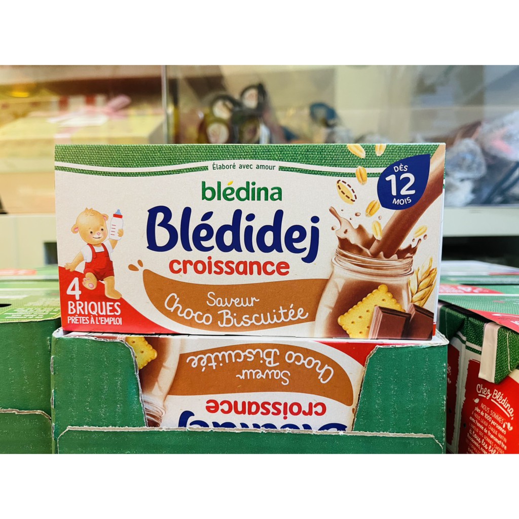 Sữa nước Bledina vị Choco bích quy 12 tháng date 08.2021