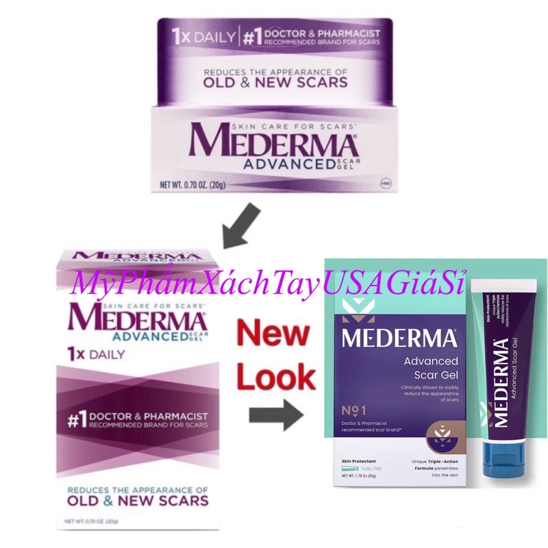 Gel sẹo MEDERMA Advanced Scar Gel (20g)