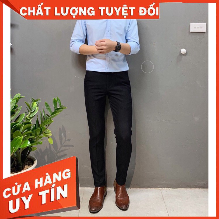 ⏩⏩Quần tây nam dáng côn vải tuyết mưa cao cấp, Cam kết hàng ĐẸP mới bán - Hàng nhập khẩu