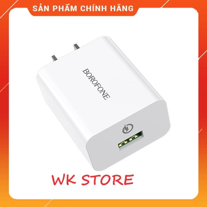 [Mã ELMSM3 giảm 20K đơn bất kì] cốc sạc nhanh QC 3.0 Borofone BA21 (chính hãng,BH6T) | BigBuy360 - bigbuy360.vn