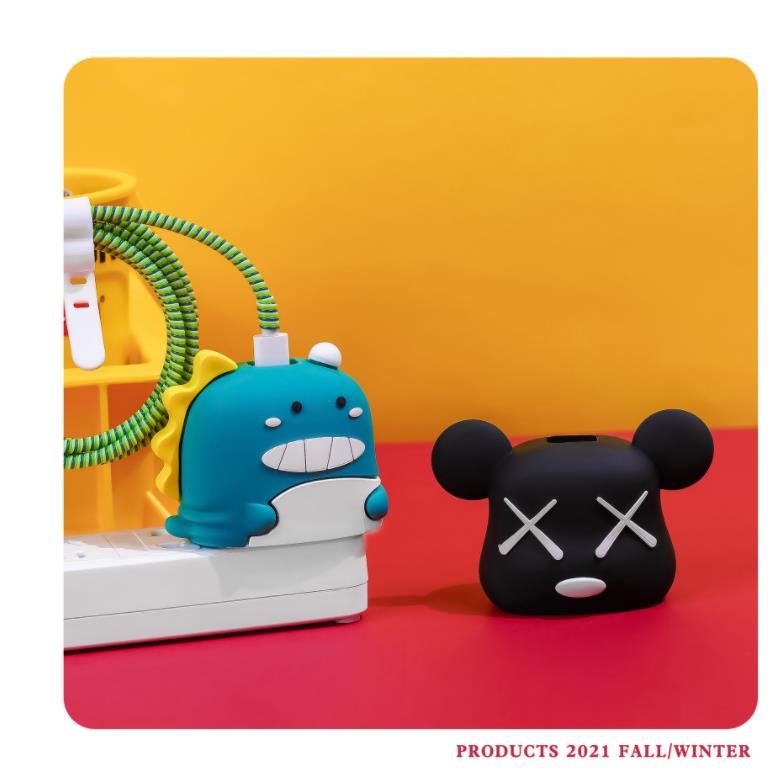 Ốp Bảo Vệ Hộp Sạc Tai Nghe Airpods 4 Trong 1 18W 20W Bằng Silicon Họa Tiết Hoạt Hình Dễ Thương