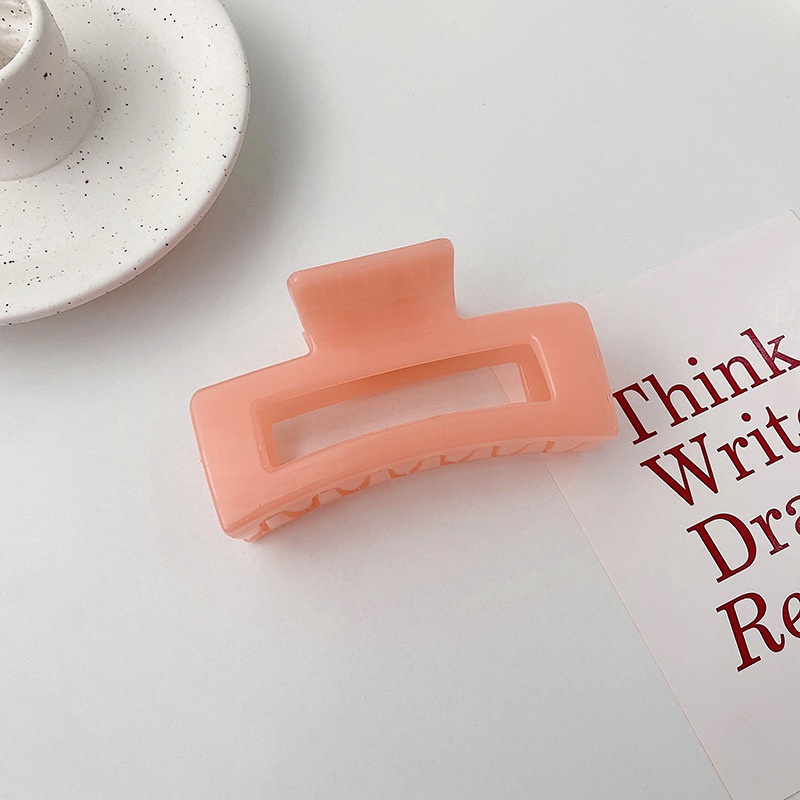 Kẹp tóc càng cua Hàn Quốc Alaba hình chữ nhật đẹp cute dài 8,5cm