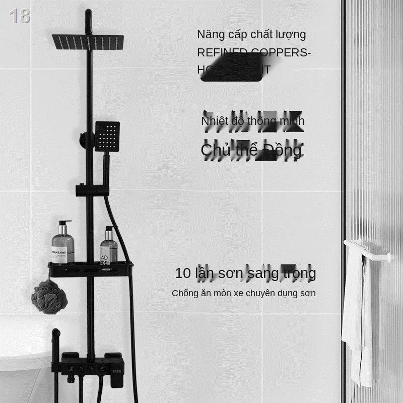 2021۩Bộ sen vòi cuộc sống phương nam ổn nhiệt gia đình đồng nóng lạnh điều áp lắp đặt bề mặt