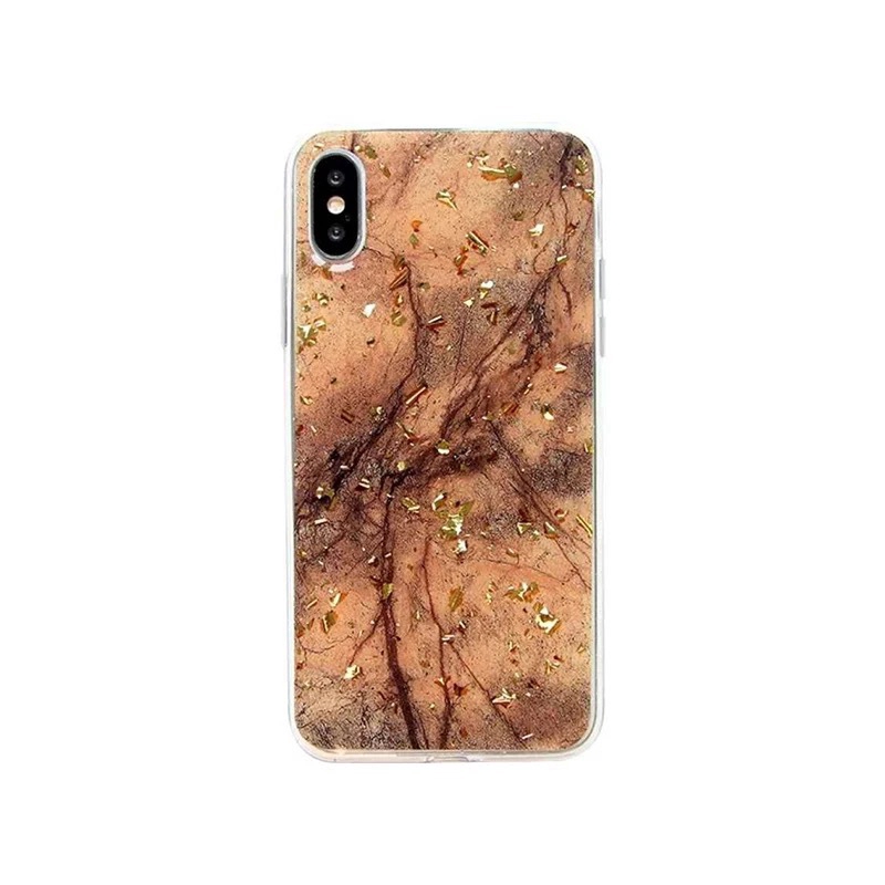 Ốp điện thoại TPU mềm họa tiết vân đá lấp lánh xinh xắn dành cho iPhone 11 6 6s 7 8 Plus X XR XS Max KT01