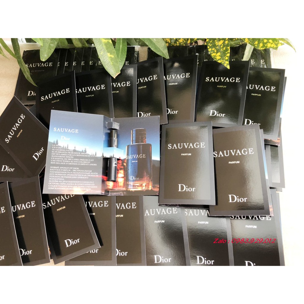 Nước Hoa Vial Nam Dior Sauvage | Thế Giới Skin Care