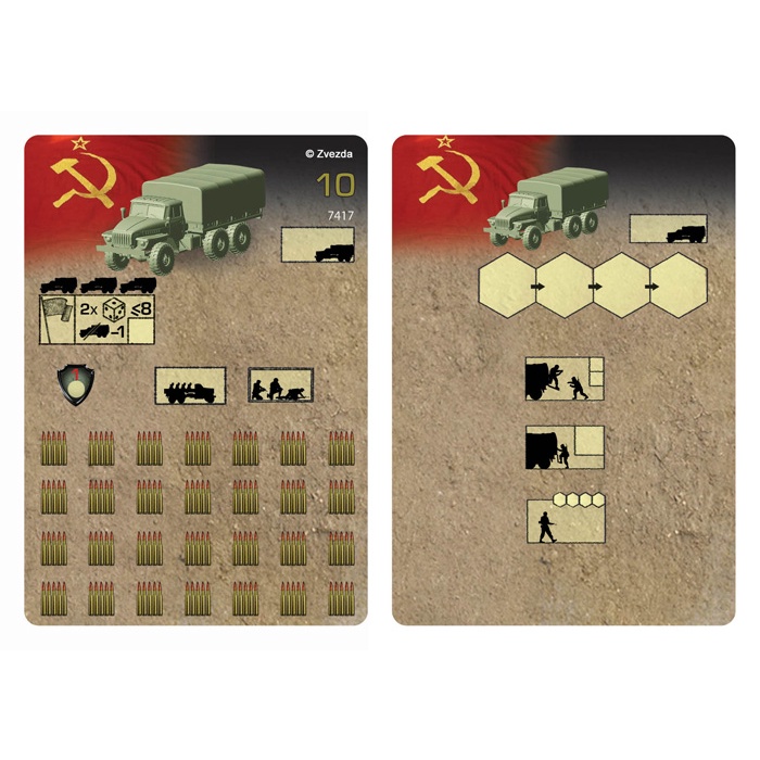 Mô hình quân sự Xe tải Liên Xô Ural 4320 1/100 Zvezda